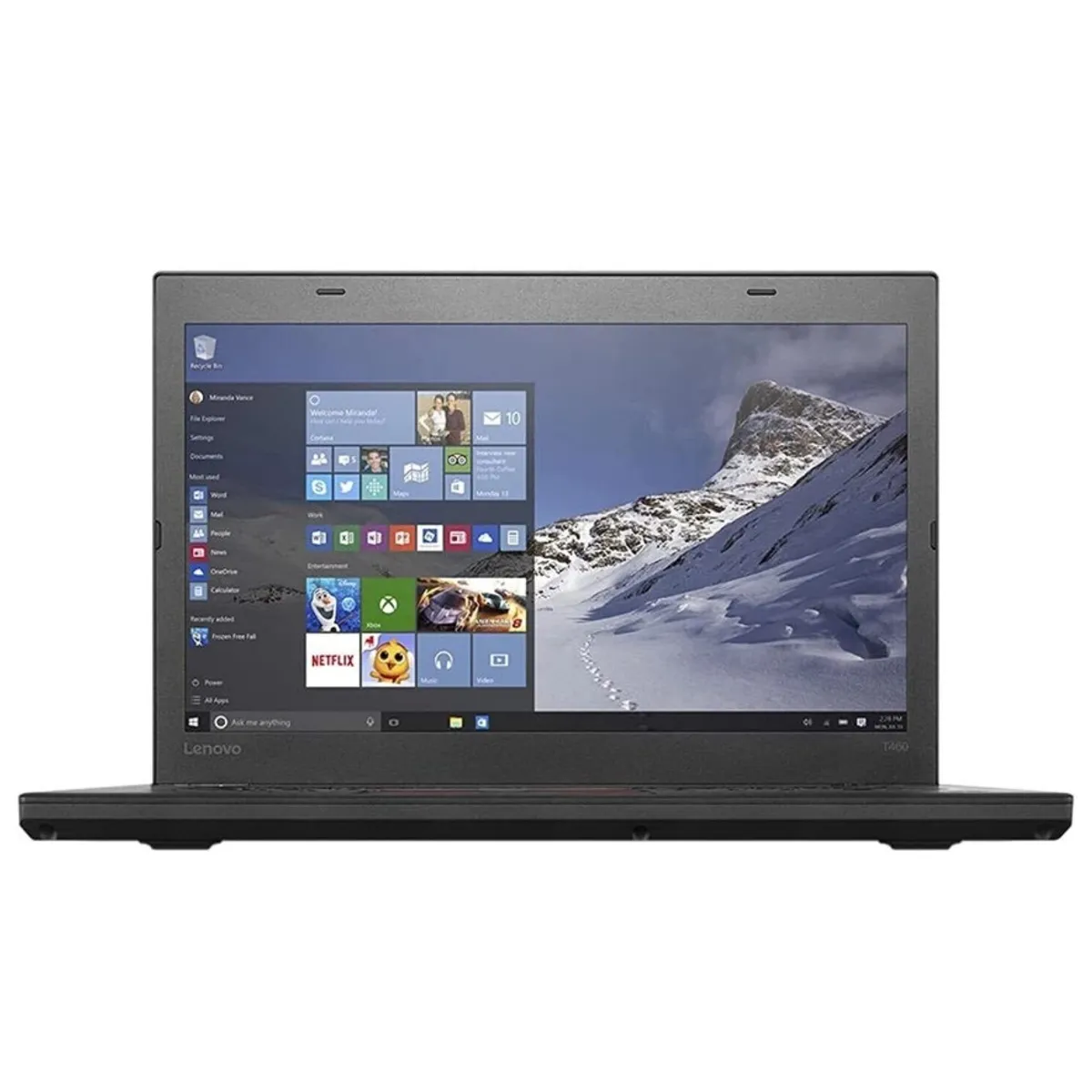 LENOVO - NOTEBOOK LENOVO ThinkPad T460 i5 6° 8gb RAM 256gb SSD 14Táctil REACONDICIONADO