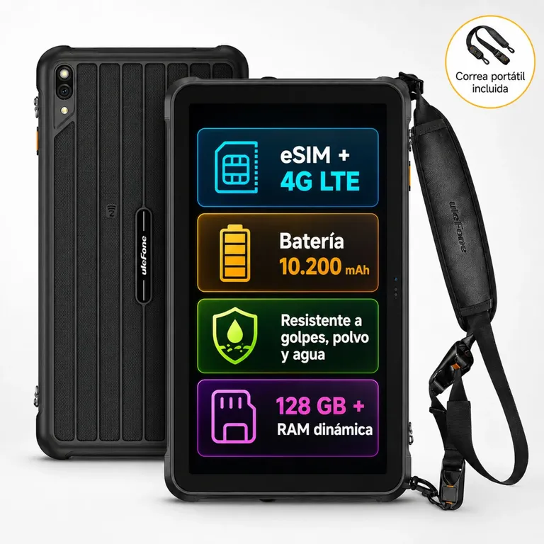 Tablet Rugged RugKing Pad 2 Pro Lite 4G 128GB 16GB