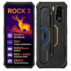 BLACKVIEW - ROCK 3 - Celular Rugged con Cámara Térmica