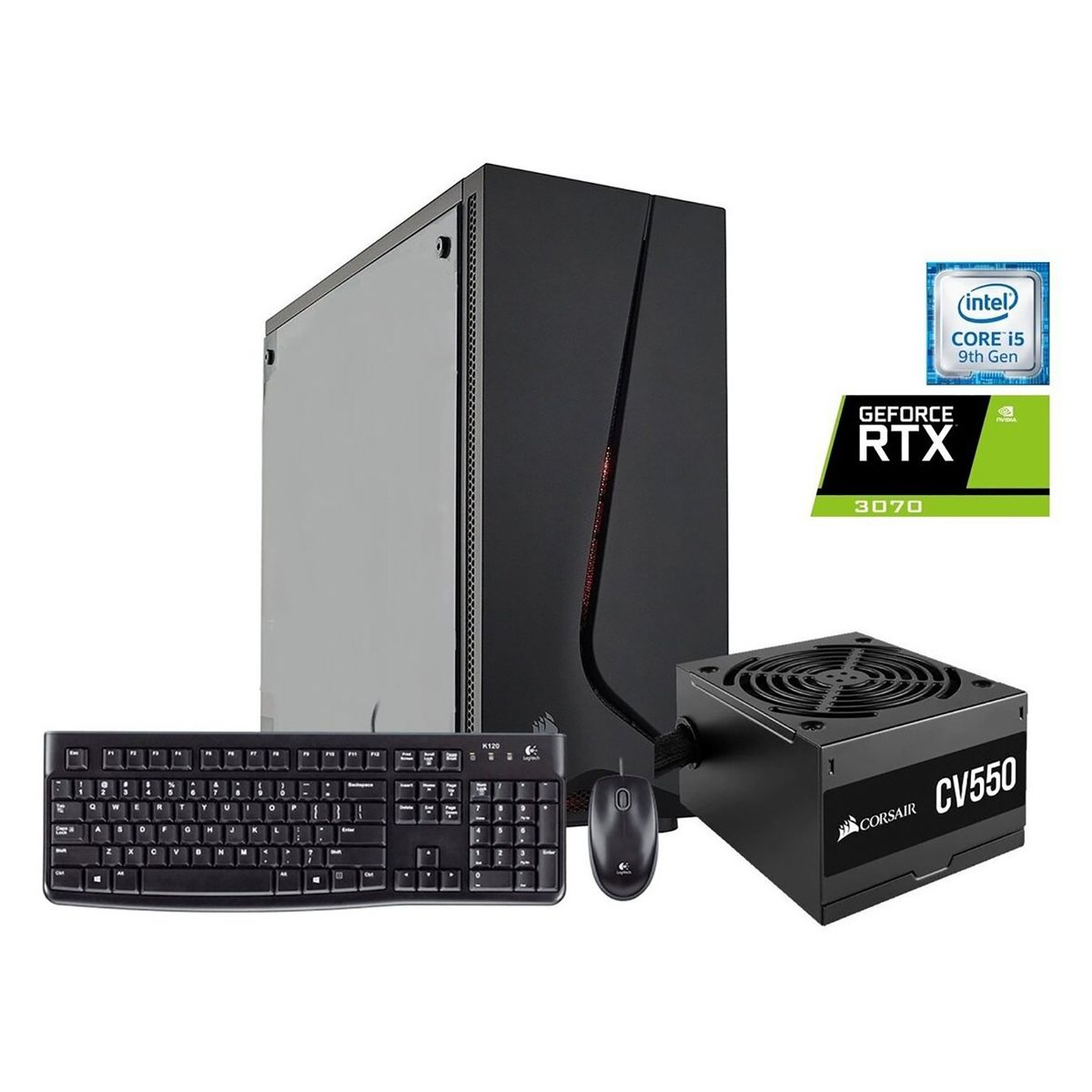 GAMEPRO - Desktop Gamer I5-9400F/16Gb/256Gb Ssd/Rtx 3070/W10
