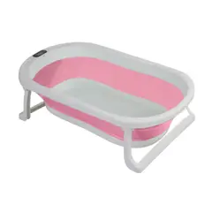 GENERICO - Bañera Jelly con Hamaca color Rosa