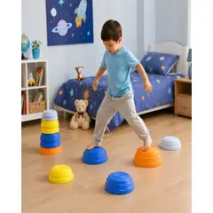 GENERICO - Juego de Piedras de Equilibrio Infantil Motricidad y Coordinación