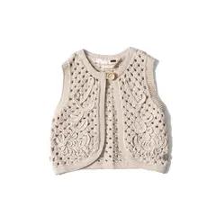 HUSH PUPPIES - Chaleco Sin Mangas Niña Bloom Beige