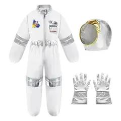 GENERICO - Set De Disfraz De Astronauta Para Niños, Mono Espacial Con Cremallera, Traje De Astronauta BELUG