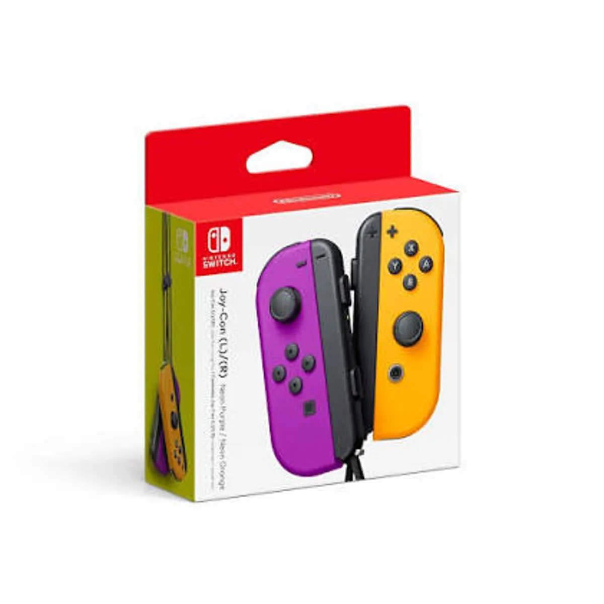 NINTENDO - Nintendo Switch Joy-Con, Neon Purple y Neon Orange