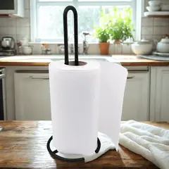 STOREFIX - Porta Toallas de Papel para para Cocina - Color Negro
