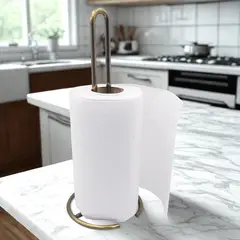STOREFIX - Porta Toallas de Papel para para Cocina - Color Bronce Envejecido