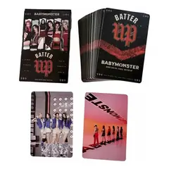 GENERICO - Set 55 Photocards Tipo Lomo Card Babymonster Batter Up Debut