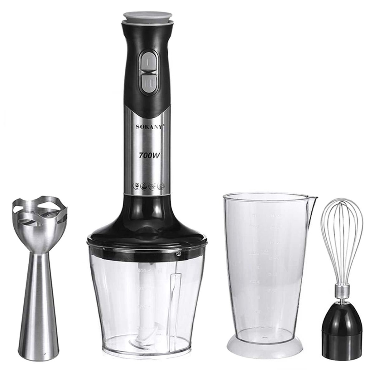 GENERICO - Licuadora De Mano Mini Pimer 4 En 1