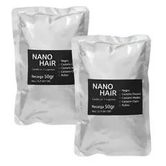 NANO HAIR - Fibra Capilar 100 grs Dos Recarga Negro