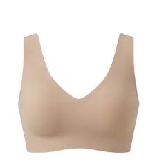 LADY GENNY - Sostén Invisible Mujer S-393 Microfibra Sin Arco