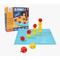 GENERICO - Juego de mesa clásico 3D Connect 4