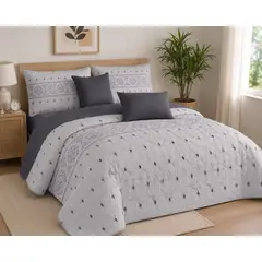 GENERICO - Quilt de Verano King plazas con Diseño B003