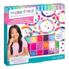 MAKE IT REAL - Set De Fabricacion Pulseras Heishi Beads Niña