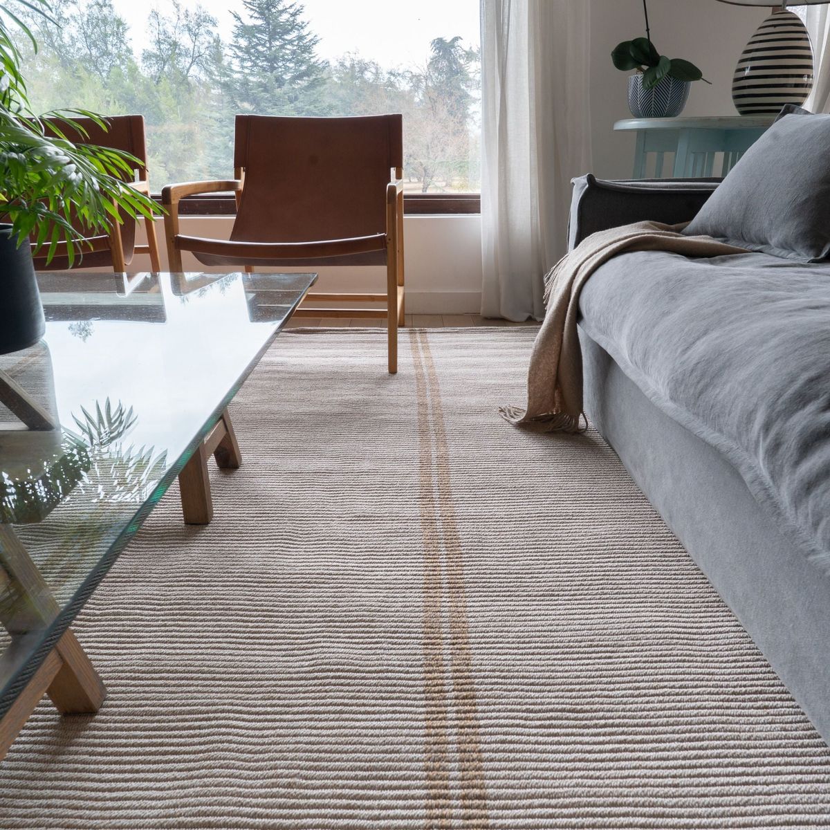 Alfombra Linen Living Polipropileno Beige 200x300, marca TRIBUS DEL MUNDO - Foto 2