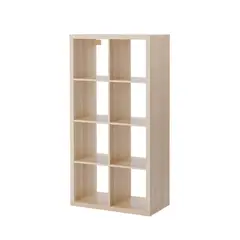IKEA - KALLAX estante 77x147 efecto roble tinte blanco
