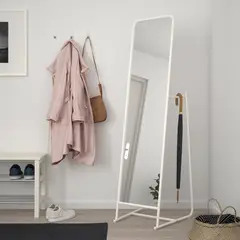 IKEA - KNAPPER N espejo pie 48x160 blanco