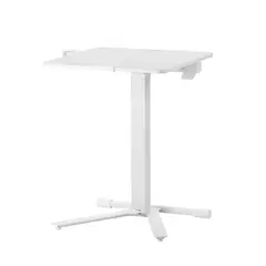 IKEA - MITTZON Mesa para notebook con ruedas, blanco, 66x50 cm
