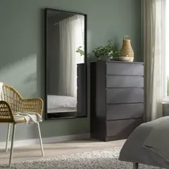 IKEA - Espejo NISSEDAL, negro, 65x150 cm