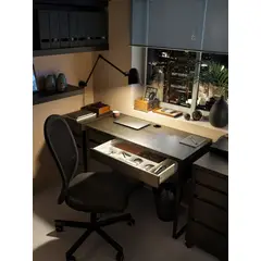 IKEA - Escritorio MICKE, negro, 105x50 cm