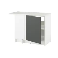 IKEA - KNOXHULT Mueble base esquinero, Gris oscuro, 100x91 cm