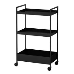 IKEA - NISSAFORS carro 50.5x30x83 negro