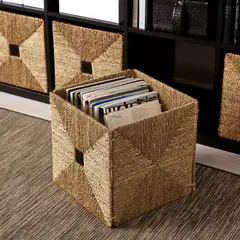 IKEA - KNIPSA Canasto, junco marino, 32x33x32 cm