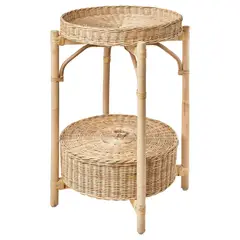 IKEA - TOLKNING velador 52 hecho a mano