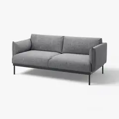 IKEA - ÄPPLARYD sofá 2c LEJDE gris melange oscuro