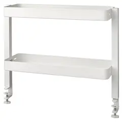 IKEA - VATTENKAR Repisa para escritorio, blanco, 49x15 cm