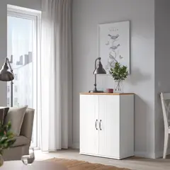IKEA - Gabinete SKRUVBY, blanco, 70x90 cm