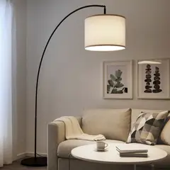 IKEA - SKAFTET Base lámpara de pie, arco, negro
