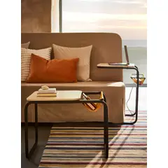 IKEA - OLSERÖD mesa lateral 53x50 grs osc/ef abd ocre