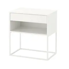 IKEA - VIKHAMMER velador 60x39 blanco