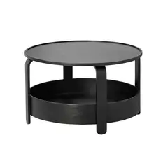 IKEA - BORGEBY Mesa de centro, negro, 70 cm