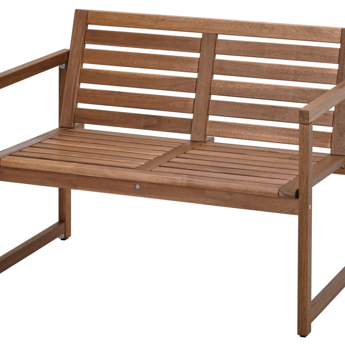 IKEA - NÄMMARÖ Banca con respaldo para exterior, café