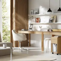 IKEA - Escritorio TONSTAD, chapa roble, 140x75 cm