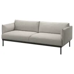 IKEA - ÄPPLARYD Sofá 3 cuerpos, Lejde gris claro