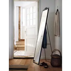 IKEA - Espejo de pie KARMSUND, negro, 40x167 cm