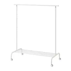 IKEA - RIGGA rack ropa blanco