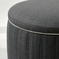 IKEA - ÅTERLÖGA Puff, +almacenaje/Kilanda Gris oscuro