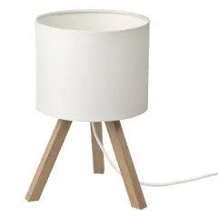 IKEA - STORSEGEL lámpara mesa fresno/blanco CL