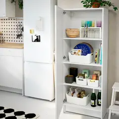 IKEA - KNOXHULT Mueble alto con puerta, blanco, 60x31x153 cm
