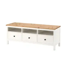 IKEA - HEMNES rack TV 148x47x57 tinte blanco/sepia