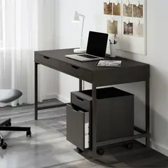 IKEA - Escritorio ALEX, negro, 100x48 cm