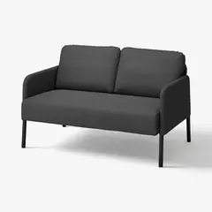 IKEA - GLOSTAD sofá 2c KNISA Gris oscuro