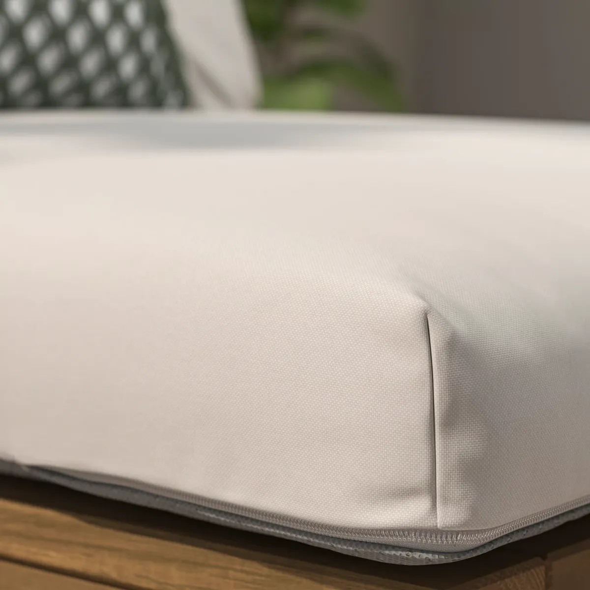 IKEA - Cojín para asiento KUDDARNA, exterior, beige, 62x62 cm