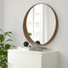 IKEA - Espejo STOCKHOLM, chapa nogal, 80 cm