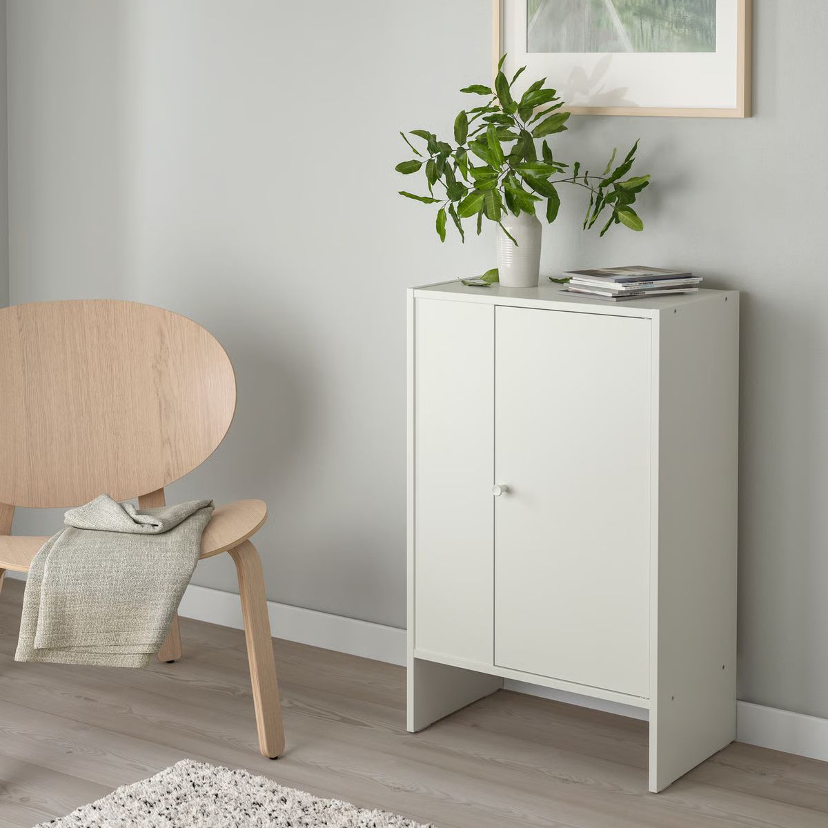 IKEA - Gabinete BAGGEBO, blanco, 50x30x80 cm