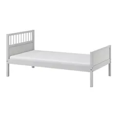 IKEA - SMYGA Estructura de cama, gris claro, 90x200 cm